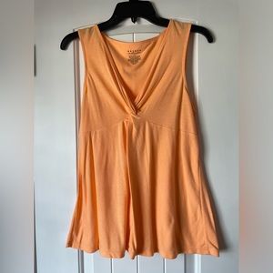 Axcess by Liz Claiborne peach top, size S